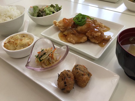 とり天サッパリ野菜あんかけ